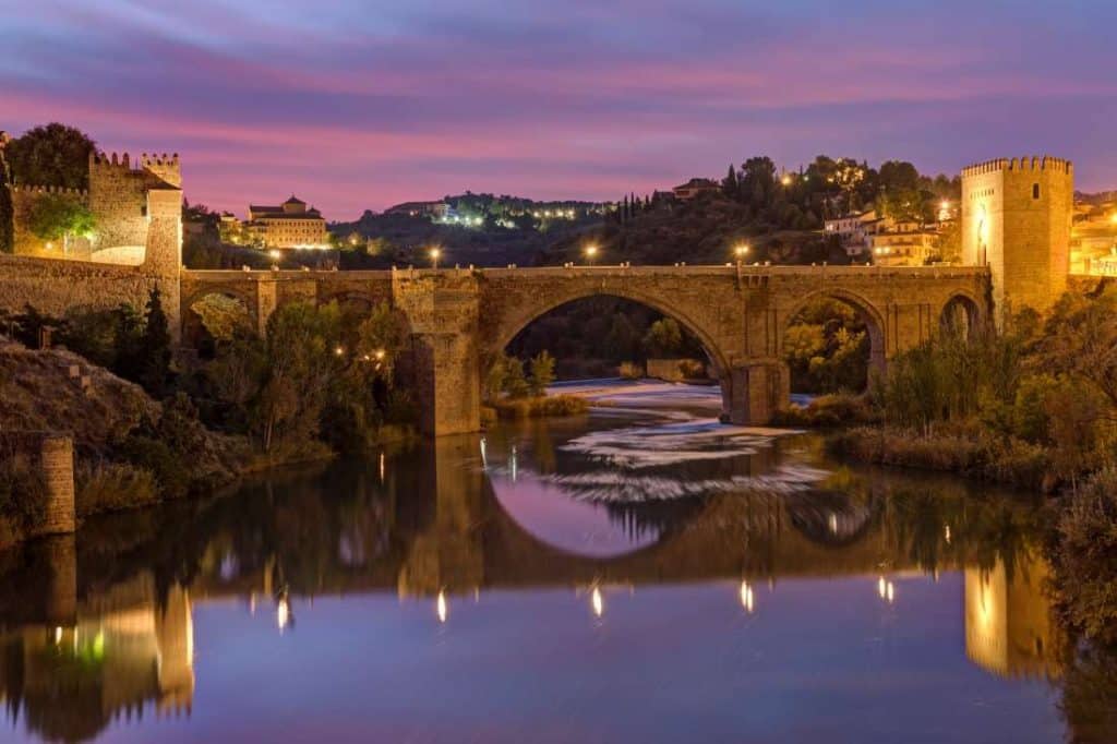 The Puente de San Martin in Toledo, Spain